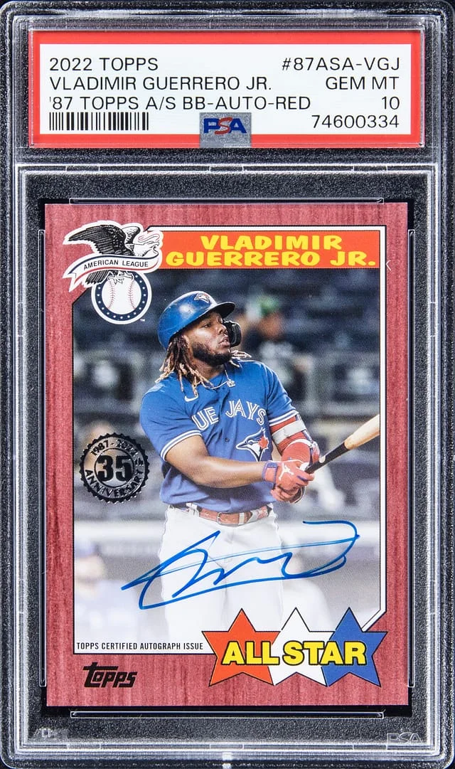2022 Topps Vladimir Guerrero Jr. Transcendent Collection Autographs Variation #VGJ card image