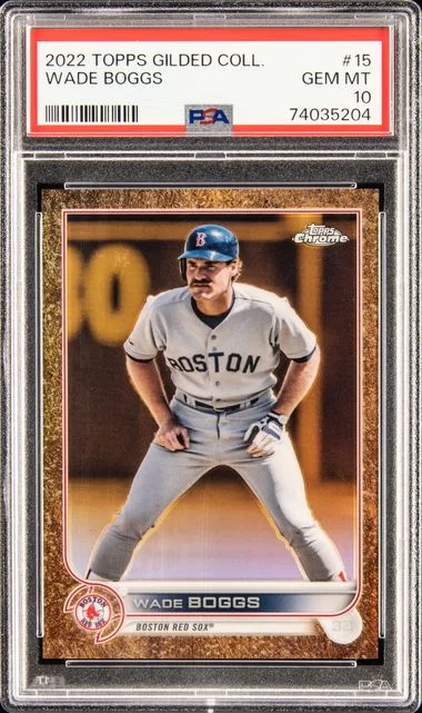 2022 Topps Wade Boggs Gilded Collection #15 card image