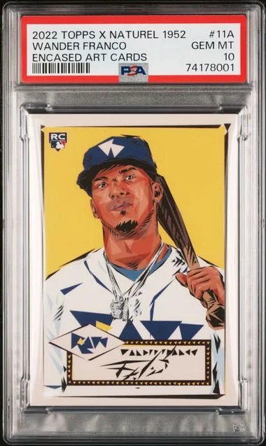 2022 Topps Wander Franco X Naturel 1952 Encased Art Cards #11A card image