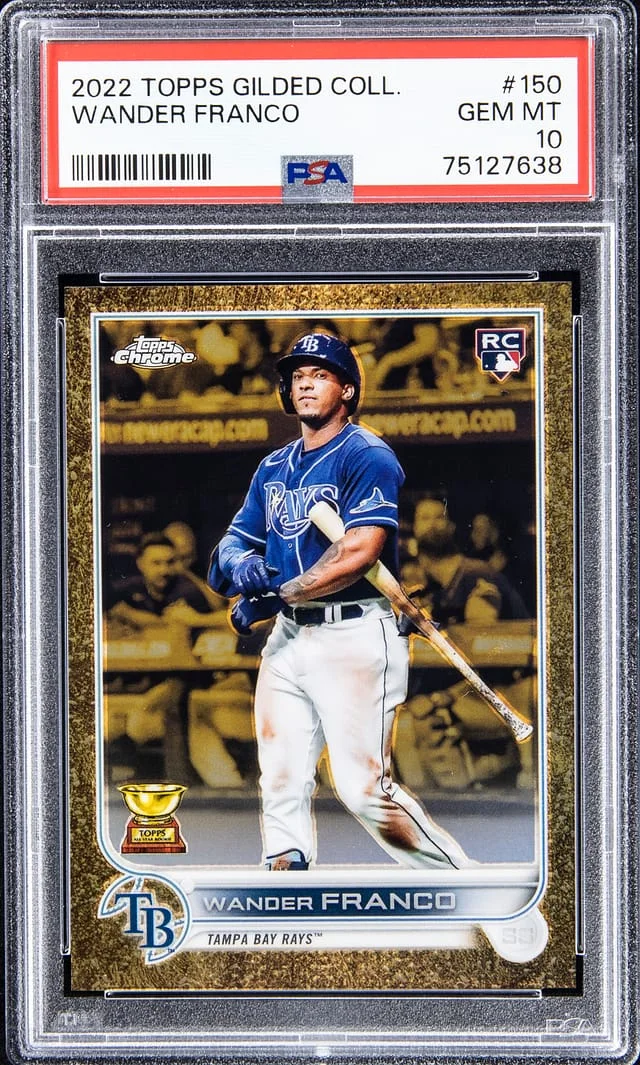 2022 Topps Wander Franco Gilded Collection #150 card image