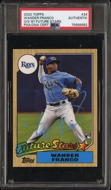 2022 Topps Wander Franco Oversized 1987 Topps Future Stars #24 card image