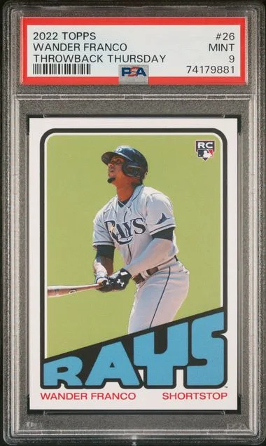 2022 Topps Wander Franco Throwback Thursday #26 card image