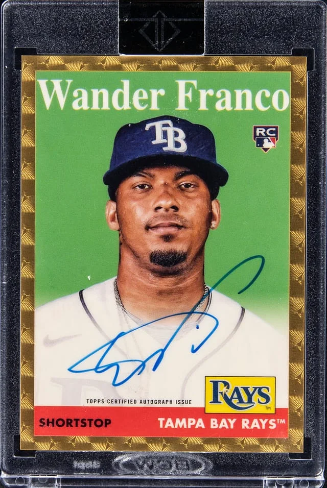 2022 Topps Wander Franco Transcendent Collection Through the Years Autograph #58SFA-WF2 card image