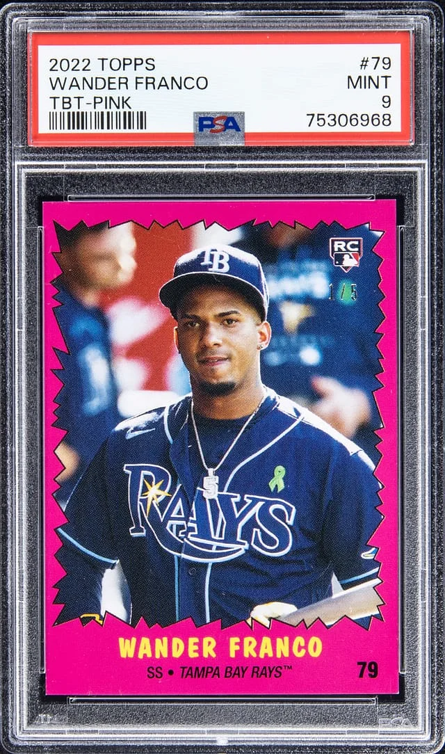 2022 Topps Wander Franco TBT Pink #79 card image