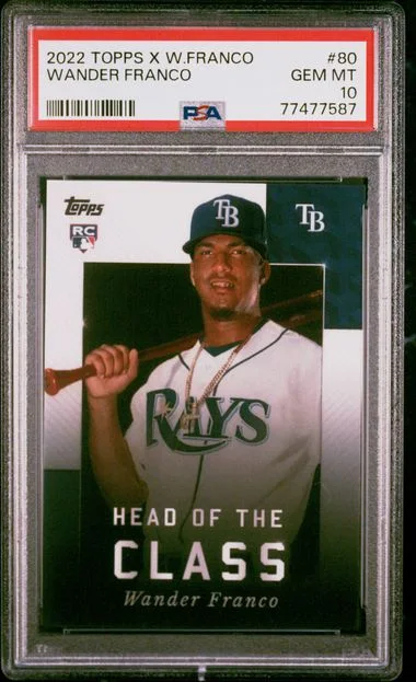 2022 Topps Wander Franco X #80 card image
