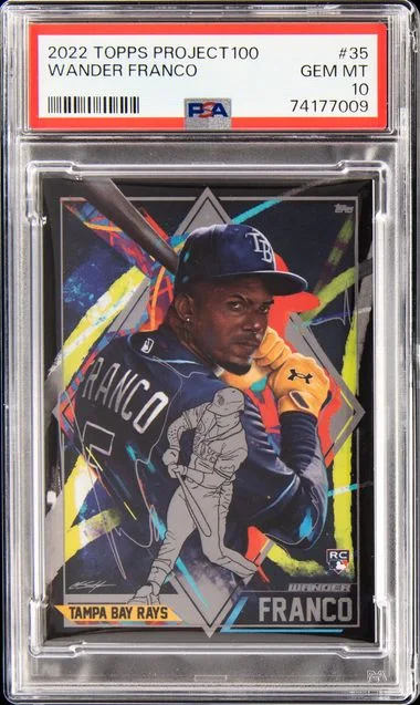 2022 Topps Wander Franco, By Chuck Styles Project100 #35 card image