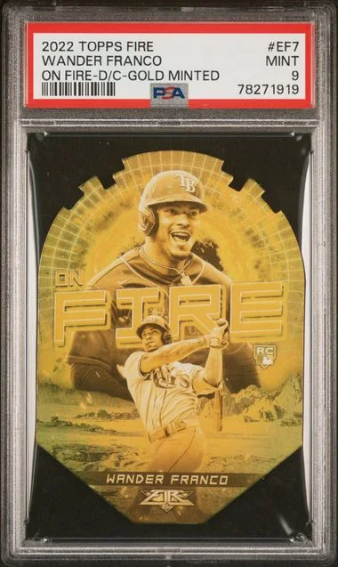 2022 Topps Wander Franco Fire On Fire #EF7 card image
