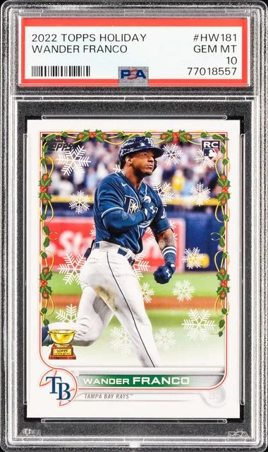 2022 Topps Wander Franco Holiday SP #HW181 card image