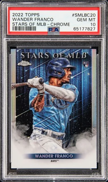 2022 Topps Wander Franco Stars Of MLB Chrome #SMLBC-20 card image