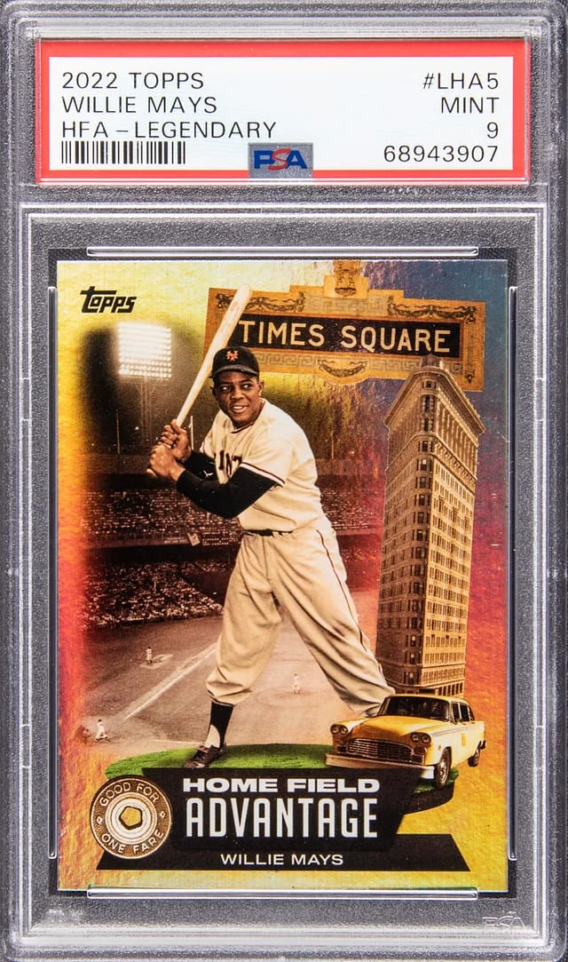 2022 Topps Willie Mays Home Field Advantage Legendary #LHA-5 card image