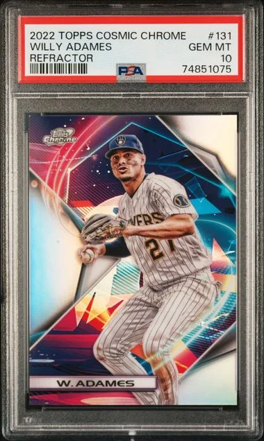 2022 Topps Willy Adames Cosmic Chrome Refractor #131 card image