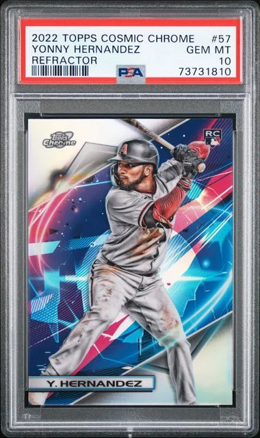 2022 Topps Yonny Hernandez Cosmic Chrome Refractor #57 card image