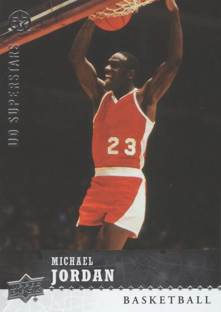 2022 UD Superstars Michael Jordan #1 card image