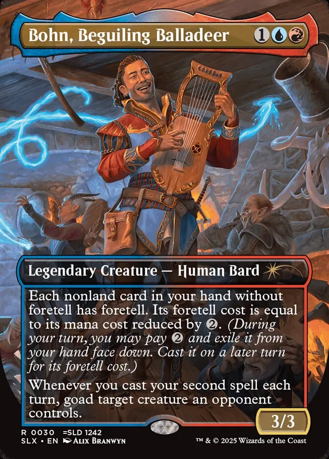 2022 Universes Within Bohn, Beguiling Balladeer rare #30 unlisted card image