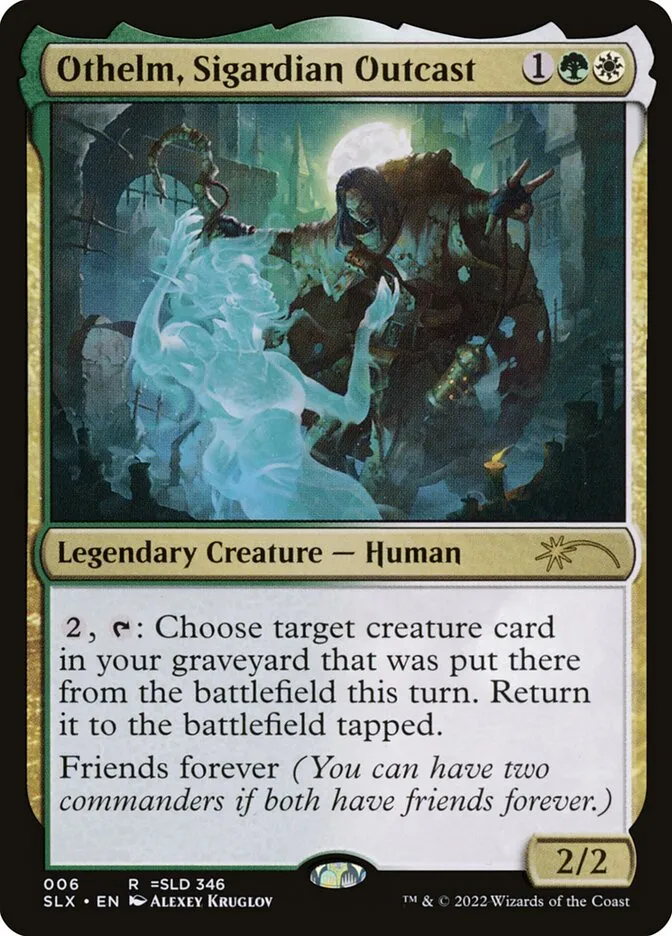 2022 Universes Within Othelm, Sigardian Outcast rare #6 unlisted card image