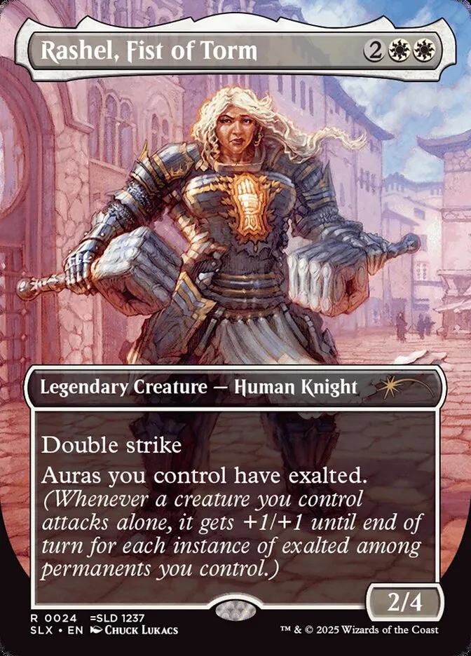 2022 Universes Within Rashel, Fist of Torm rare #24 unlisted card image