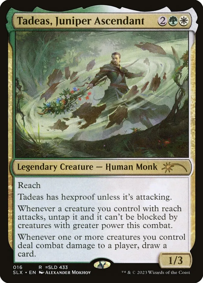 2022 Universes Within Tadeas, Juniper Ascendant rare #16 unlisted card image