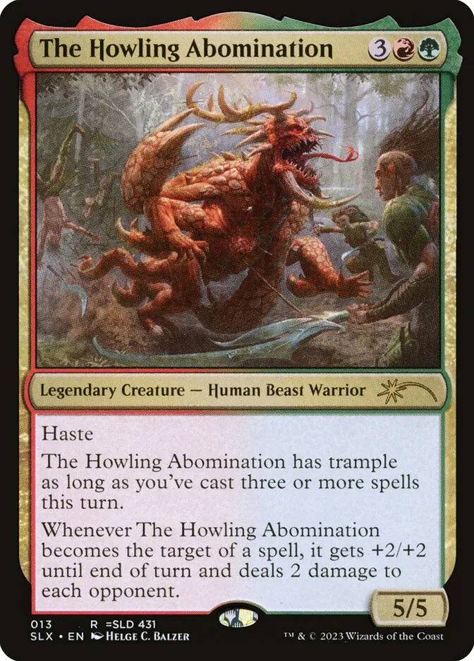 2022 Universes Within The Howling Abomination rare #13 unlisted card image