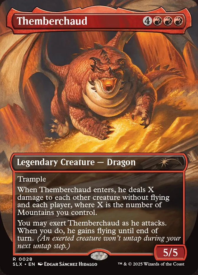 2022 Universes Within Themberchaud rare #28 unlisted card image