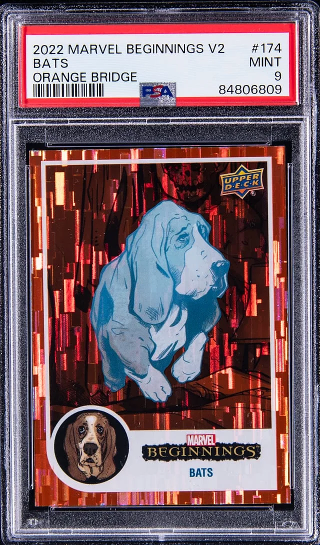 2022 Upper Deck Bats Marvel Beginnings Vol 2 Orange Bridge #174 card image