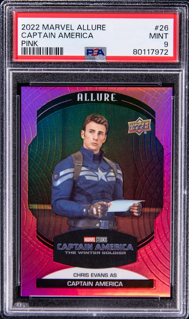 2022 Upper Deck Captain America Marvel Allure Pink #26 card image