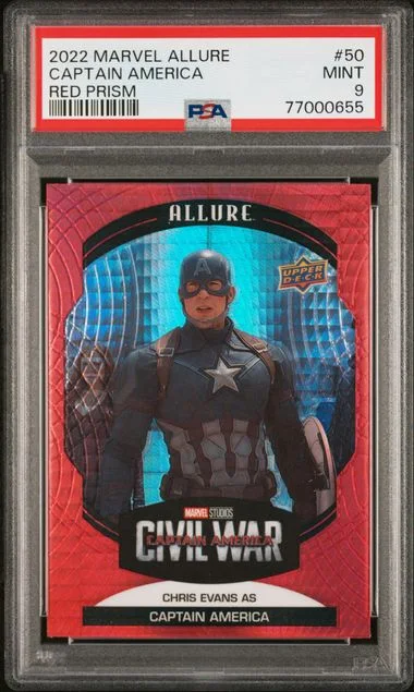 2022 Upper Deck Captain America Marvel Allure #50 card image