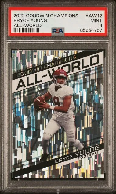 2022 Upper Deck Goodwin Champions Bryce Young All-World #AW12 card image