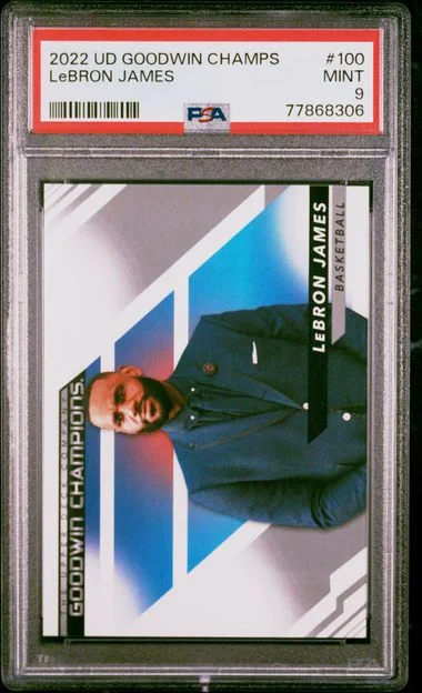 2022 Upper Deck Goodwin Champions LeBron James #100 card image