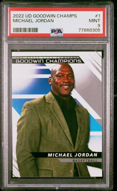 2022 Upper Deck Goodwin Champions Michael Jordan #1 card image