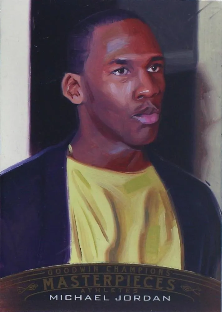 2022 Upper Deck Goodwin Champions Michael Jordan Athletes Masterpieces Original Art #GMA-MJ card image