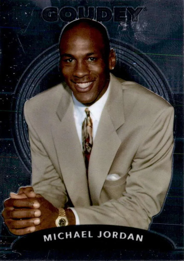 2022 Upper Deck Goodwin Champions Michael Jordan Goudey Platinum #GP1 card image