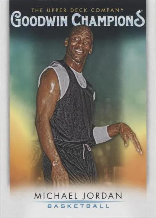 2022 Upper Deck Goodwin Champions Michael Jordan Blank Back #NNO card image