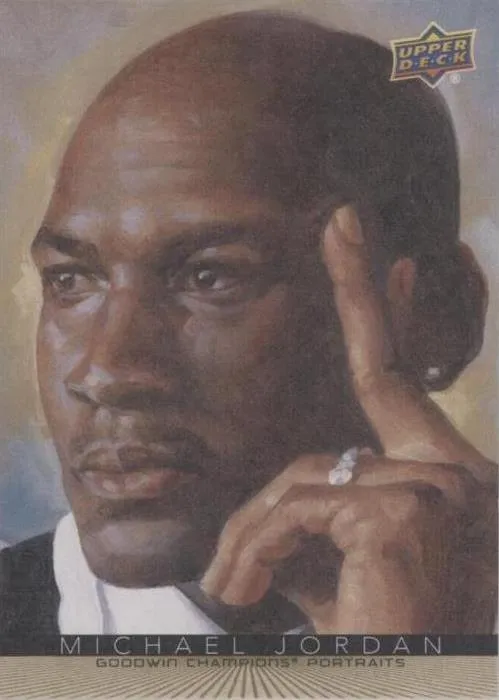 2022 Upper Deck Goodwin Champions Michael Jordan Portraits #P-24 card image