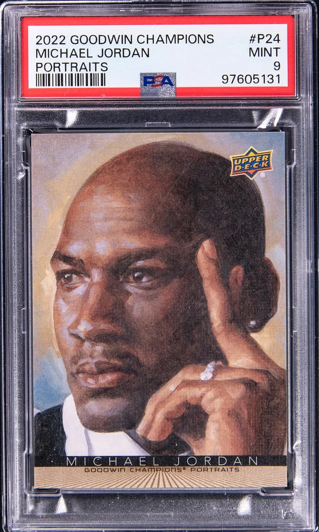 2022 Upper Deck Goodwin Champions Michael Jordan Portraits #P24 card image