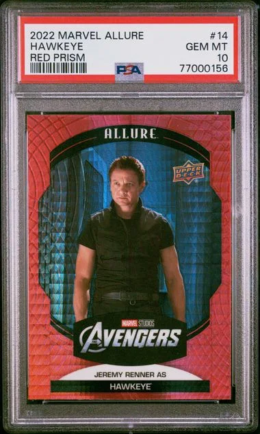2022 Upper Deck Hawkeye Marvel Allure Red Prism #14 card image