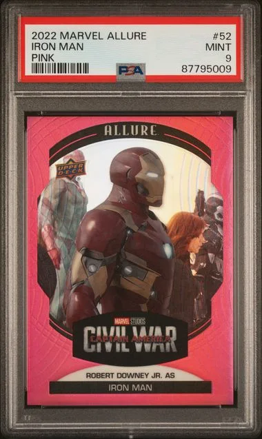 2022 Upper Deck Iron Man Marvel Allure Pink #52 card image