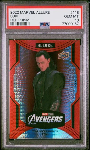 2022 Upper Deck Loki Marvel Allure Red Prism #148 card image