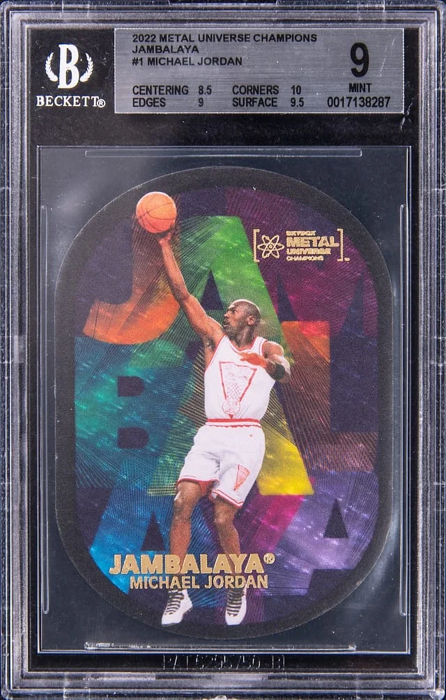 2022 Upper Deck Michael Jordan Metal Universe Champions Jambalaya #1 card image