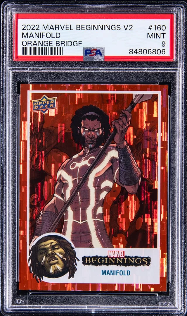 2022 Upper Deck Orange Bridge Manifold Marvel Beginnings Vol. #2 card image