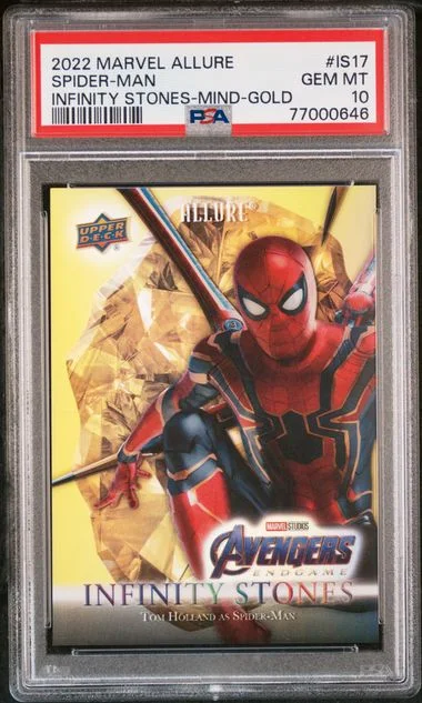 2022 Upper Deck Spider-Man Marvel Allure Infinity Stones #IS17 card image