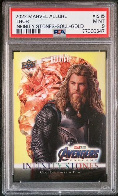2022 Upper Deck Thor Marvel Allure Infinity Stones #IS15 card image