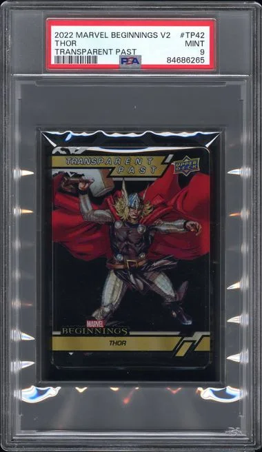2022 Upper Deck Thor Marvel Beginnings Volume 2: Series 1 Transparent Past #TP42 card image