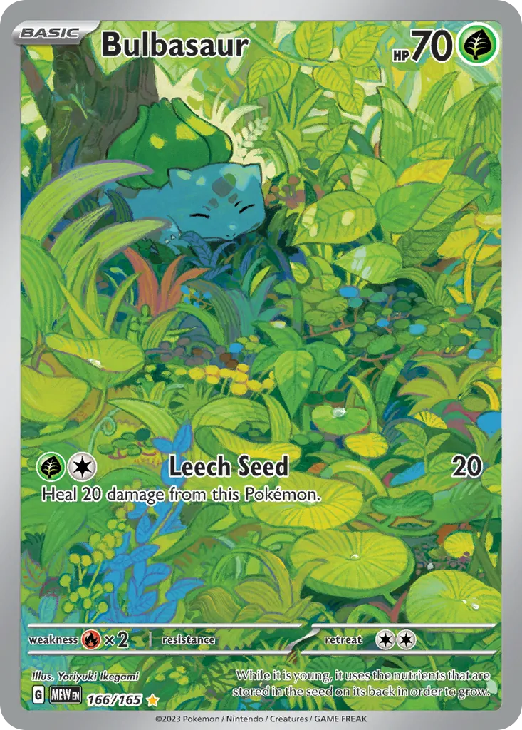 2023 151 Bulbasaur Common #001/165 Common card image