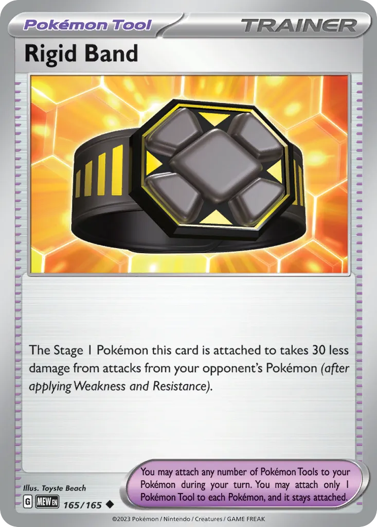 2023 151 Rigid Band #165/165 Uncommon card image