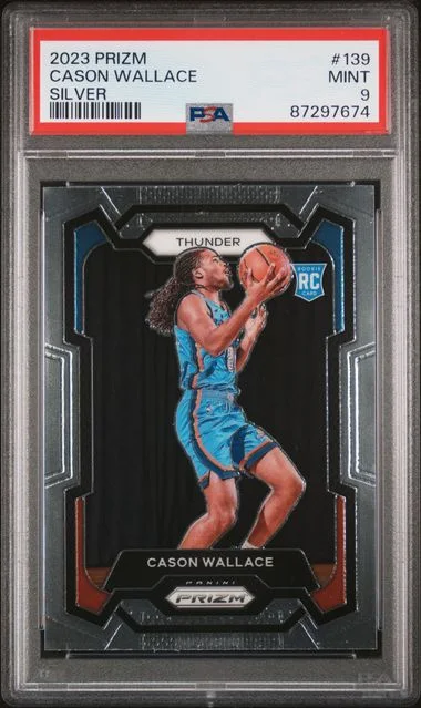 2023-23 Panini Prizm Cason Wallace Silver #139 card image