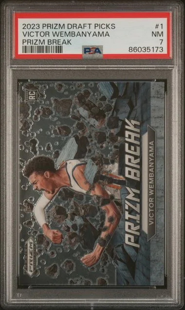 2023-23 Panini Prizm Draft Picks Victor Wembanyama Prizm Break #1 card image