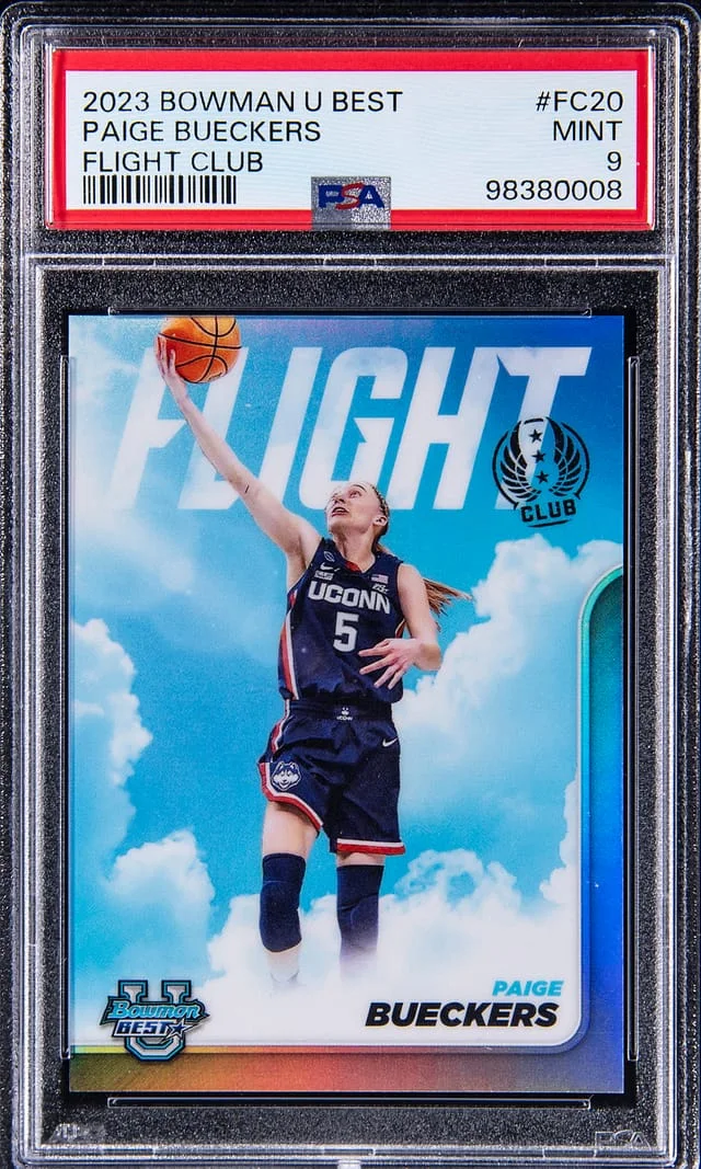2023-24 Bowman University Best Paige Bueckers Flight Club #FC-20 card image