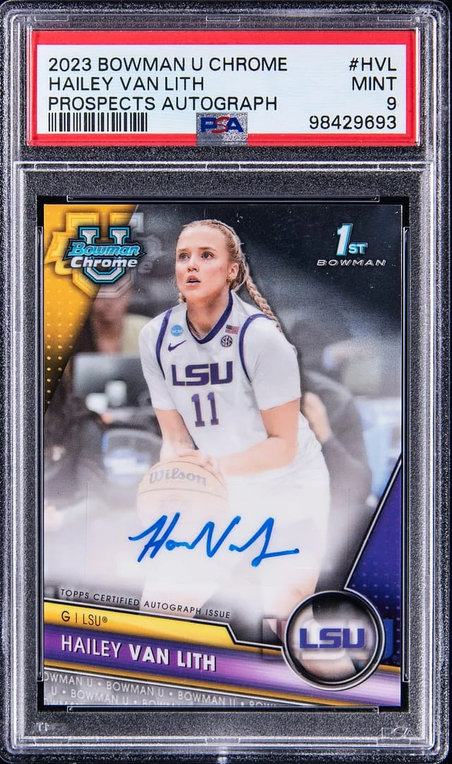 2023-24 Bowman University Chrome Hailey Van Lith Prospects Autograph #BCPA-HVL card image