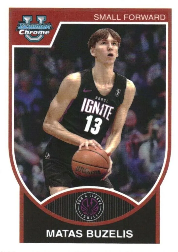 2023-24 Bowman University Chrome Matas Buzelis 2007-08 Bowman #07B-29 card image