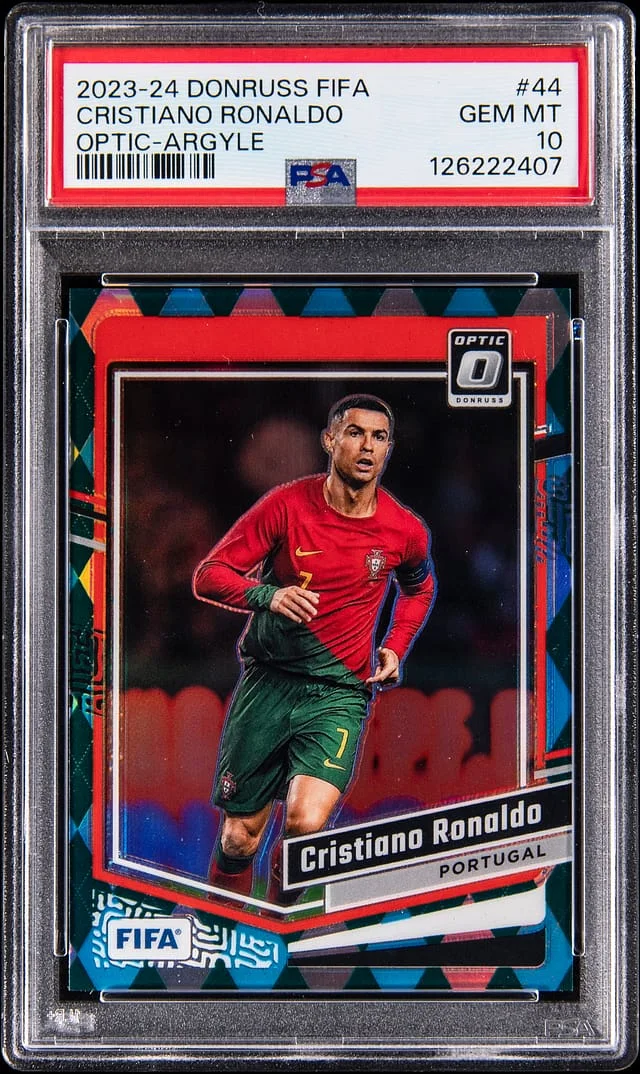2023-24 Donruss Cristiano Ronaldo FIFA Optic Argyle #44 card image